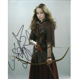 ANNA POPPLEWELL SIGNED THE CHRONICLES OF NARNIA 10X8 PHOTO (5)