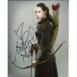 ANNA POPPLEWELL SIGNED THE CHRONICLES OF NARNIA 10X8 PHOTO (6)