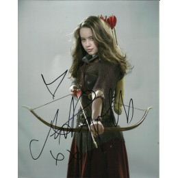 ANNA POPPLEWELL SIGNED THE CHRONICLES OF NARNIA 10X8 PHOTO (7)