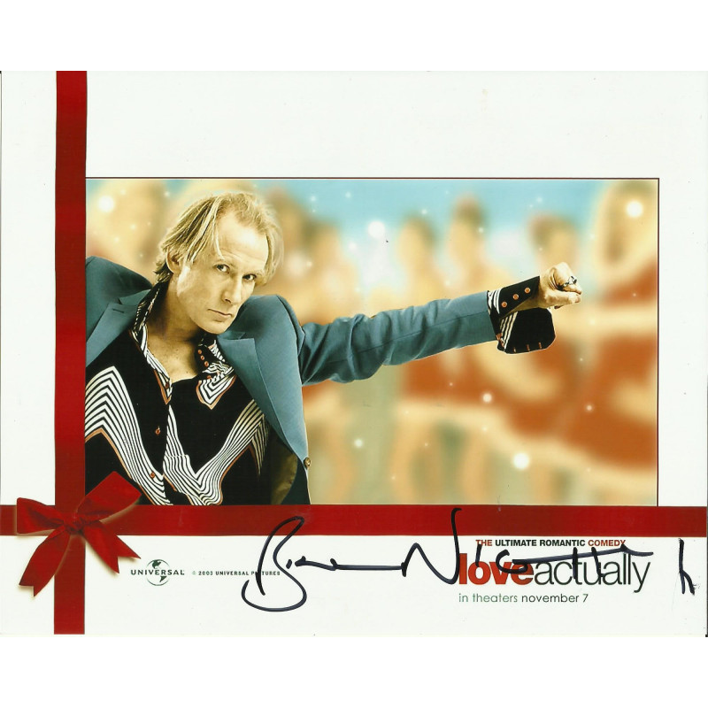 BILL NIGHY SIGNED LOVE ACTUALLY 8X10 PHOTO (2)