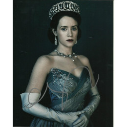 CLAIRE FOY SIGNED THE CROWN 10X8 PHOTO (4)