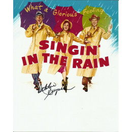 DEBBIE REYNOLDS SIGNED SINGIN IN THE RAIN 10X8 PHOTO 