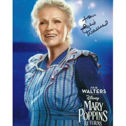 JULIE WALTERS SIGNED MARY POPPINS 10X8 PHOTO 