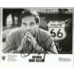 OLIVER STONE SIGNED NATURAL BORN KILLERS 8X10 PHOTO