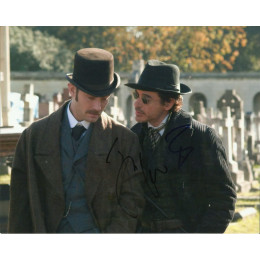 ROBERT DOWNEY JNR AND JUDE LAW SIGNED SHERLOCK HOLMES 8X10 PHOTO (3) 