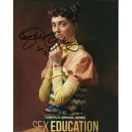 TANYA REYNOLDS SIGNED SEX EDUCATION 10X8 PHOTO (1)