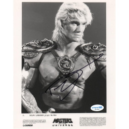 DOLPH LUNDGREN SIGNED MASTERS OF THE UNIVERSE 8X10 PHOTO ALSO ACOA CERTIFIED (3)