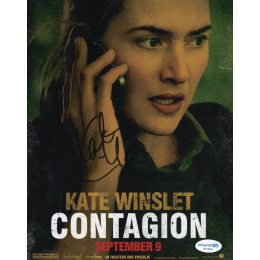 KATE WINSLET SIGNED CONTAGION 10X8 PHOTO ALSO ACOA CERTIFIED