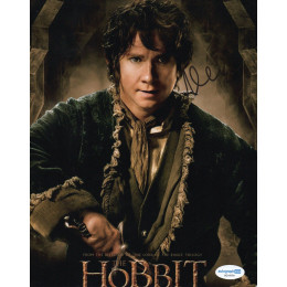 MARTIN FREEMAN SIGNED THE HOBBIT 8X10 PHOTO (1) also ACOA certified ITEM IS CREASED
