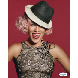 PINK SIGNED 10X8 PHOTO (2) ALSO ACOA CERTIFIED