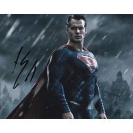 HENRY CAVILL SIGNED SUPERMAN 8X10 PHOTO 