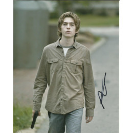 AUSTIN ABRAMS SIGNED THE WALKING DEAD 8X10 PHOTO (2)