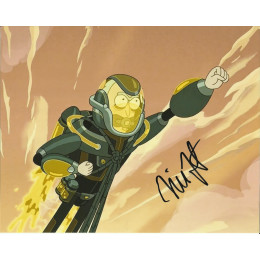 WILL FORTE SIGNED RICK AND MORTY 8X10 PHOTO (2)