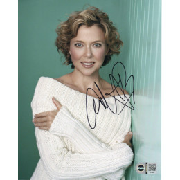 ANNETTE BENING SIGNED SEXY 8X10 PHOTO (1) ALSO SWAU