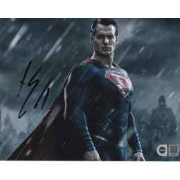 HENRY CAVILL SIGNED SUPERMAN 8X10 PHOTO ALSO SWAU