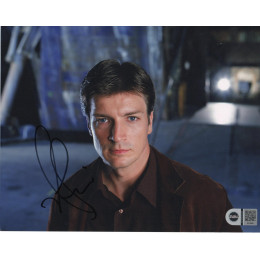 NATHAN FILLION SIGNED FIREFLY 8X10 PHOTO (4) ALSO SWAU