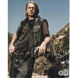 CHARLIE HUNNAM SIGNED SONS OF ANARCHY 8X10 PHOTO (1) ALSO SWAU