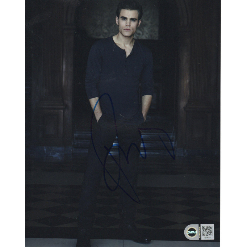 PAUL WESLEY SIGNED THE VAMPIRE DIARIES 8X10 PHOTO (1) ALSO SWAU