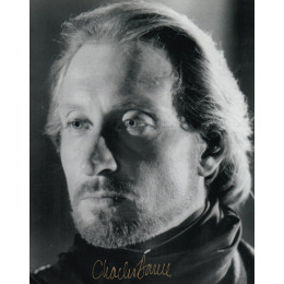 CHARLES DANCE SIGNED THE GOLDEN CHILD 8X10 PHOTO (1)