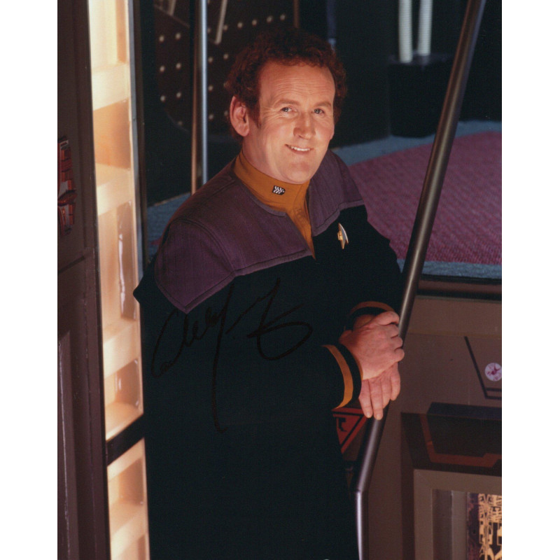 COLM MEANEY SIGNED STAR TREK 8X10 PHOTO (1)