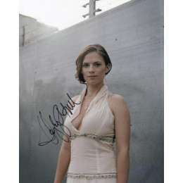 HAYLEY ATWELL SIGNED SEXY 10X8 PHOTO (9)