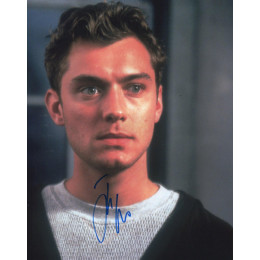 JUDE LAW SIGNED SHOPPING 8X10 PHOTO