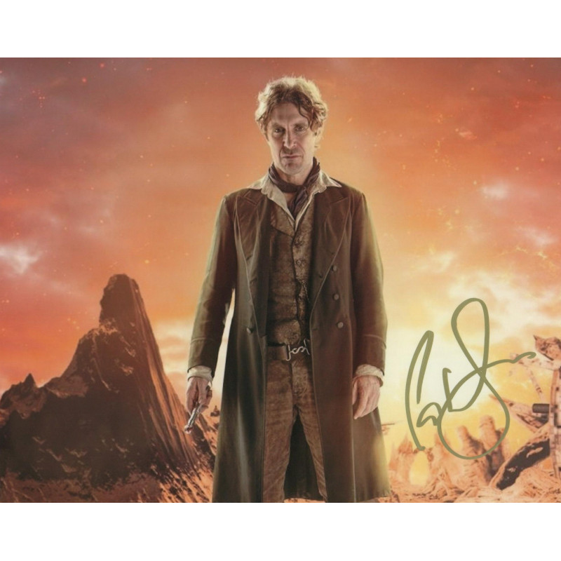 PAUL McGANN SIGNED DR WHO 8X10 PHOTO (6)