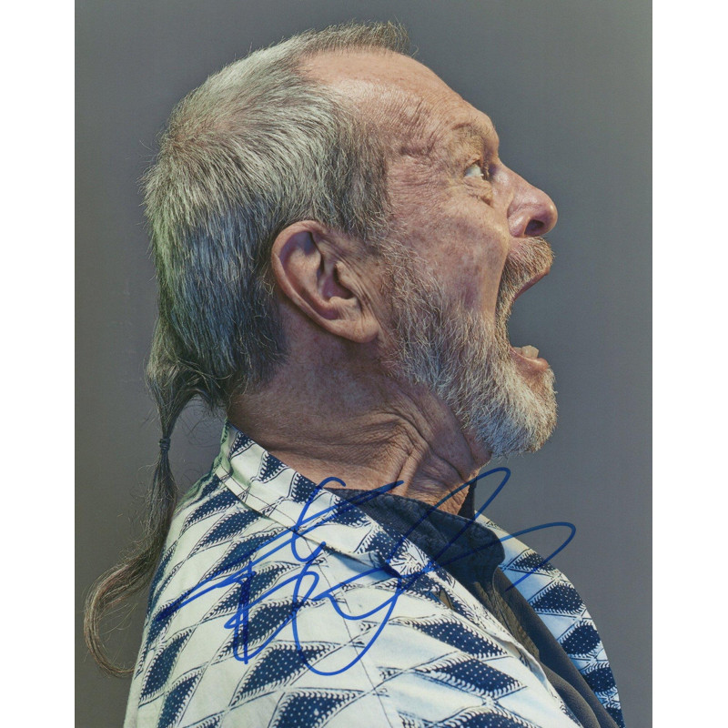 TERRY GILLIAM SIGNED 8X10 PHOTO (4) 