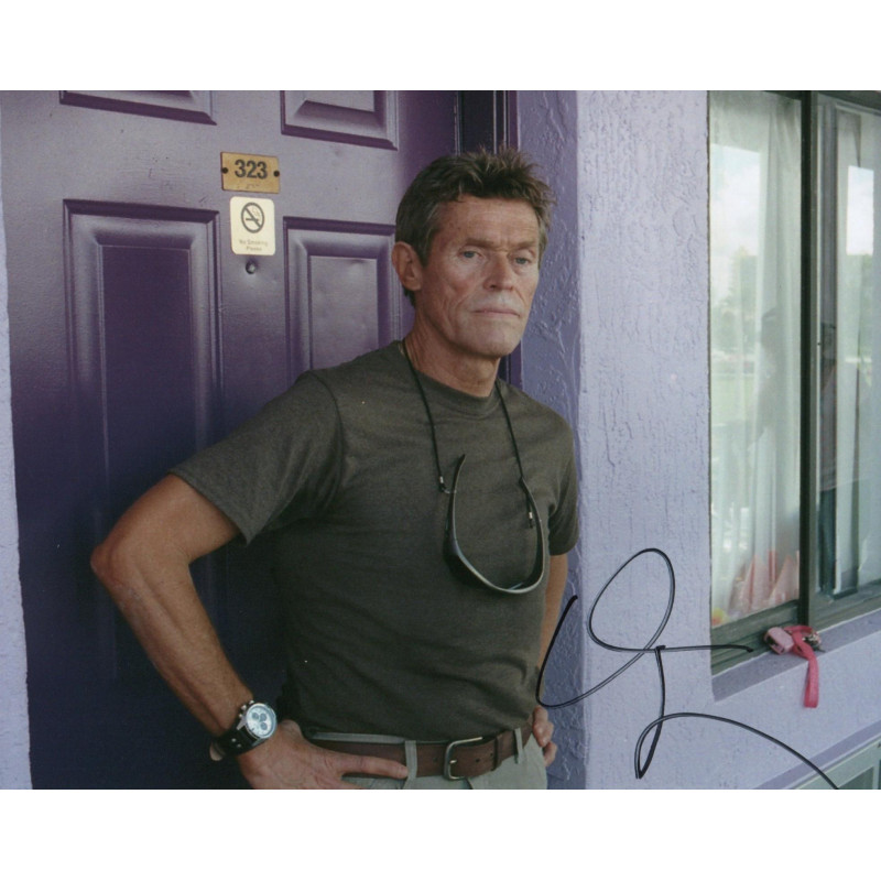 WILLEM DAFOE SIGNED THE FLORIDA PROJECT 8X10 PHOTO 
