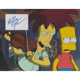 KELSEY GRAMMER SIGNED 14X11 THE SIMPSONS PHOTO MOUNT (1)