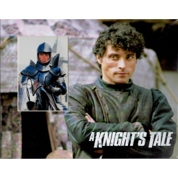 RUFUS SEWELL SIGNED 14X11 A KNIGHTS TALE PHOTO MOUNT (1)