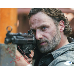 ANDREW LINCOLN SIGNED THE WALKING DEAD 8X10 PHOTO (3) ALSO ACOA