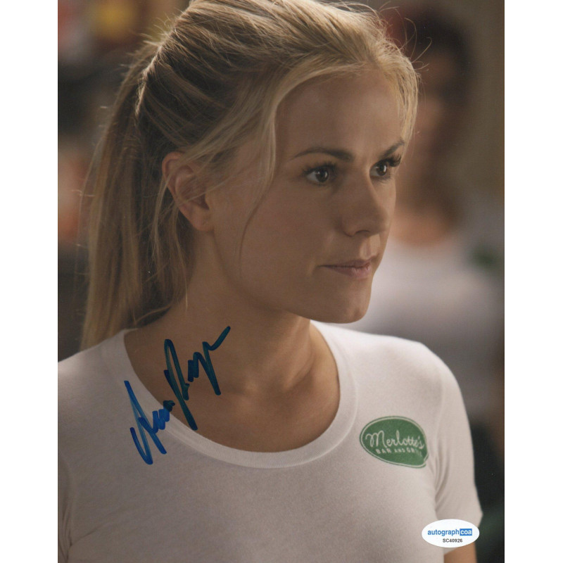 ANNA PAQUIN SIGNED SEXY TRUE BLOOD 10X8 PHOTO (5) ALSO ACOA CERTIFIED