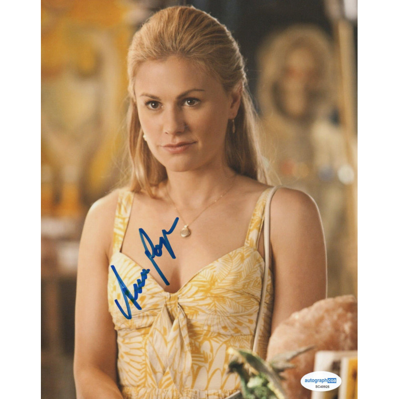 ANNA PAQUIN SIGNED SEXY TRUE BLOOD 10X8 PHOTO (6) ALSO ACOA CERTIFIED
