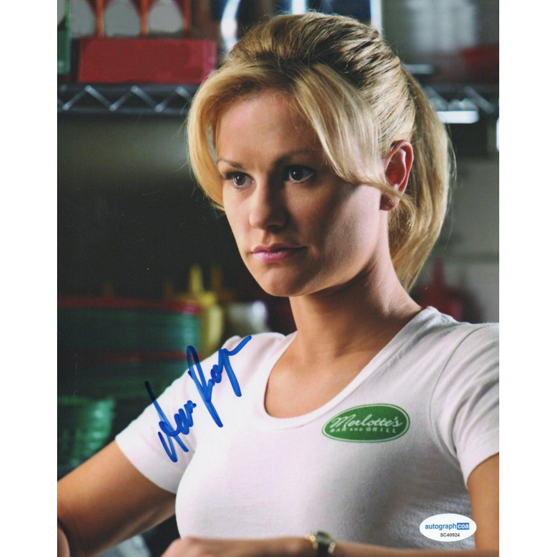 ANNA PAQUIN SIGNED SEXY TRUE BLOOD 10X8 PHOTO (7) ALSO ACOA CERTIFIED