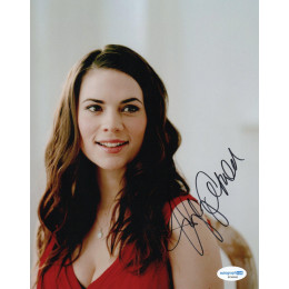 HAYLEY ATWELL SIGNED SEXY 10X8 PHOTO (14) ALSO ACOA CERTIFIED