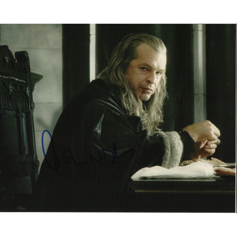 JOHN NOBLE SIGNED LORD OF THE RINGS 8X10 PHOTO (1)