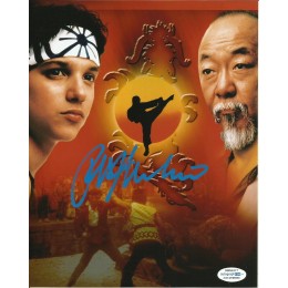 RALPH MACCHIO SIGNED THE KARATE KID 8X10 PHOTO (1) ALSO ACOA CERTIFIED