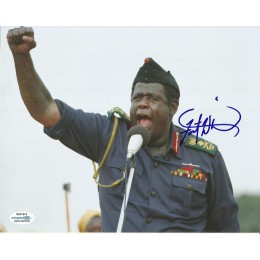 FOREST WHITAKER SIGNED THE LAST KING OF SCOTLAND 8X10 PHOTO (1) ALSO ACOA CERTIFIED