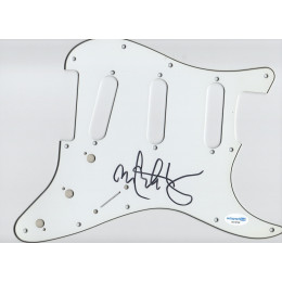 MARK WAHLBERG SIGNED PICKGUARD- SCRATCHPLATE- ALSO ACOA (1)