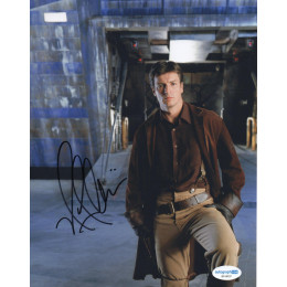 NATHAN FILLION SIGNED FIREFLY 8X10 PHOTO also ACOA certified (2)