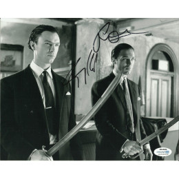 MARTIN AND GARY KEMP SIGNED THE KRAYS 10X8 PHOTO (2) ALSO ACOA CERTIFIED