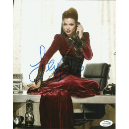 LANA PARRILLA SIGNED ONCE UPON A TIME 10X8 PHOTO (2) ALSO ACOA