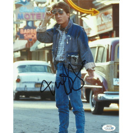 Michael J Fox Signed Back to the Future Signed Photo (3) also ACOA certified