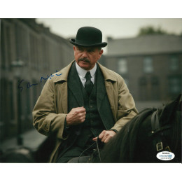 SAM NEILL SIGNED PEAKY BLINDERS 8X10 PHOTO (1) ALSO ACOA CERTIFIED