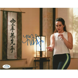MARY MOUSER SIGNED COBRA KAI 10X8 PHOTO (1) ALSO ACOA CERTIFIED