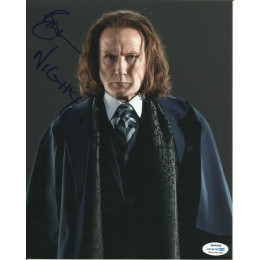 BILL NIGHY SIGNED HARRY POTTER 8X10 PHOTO ALSO ACOA CERTIFIED