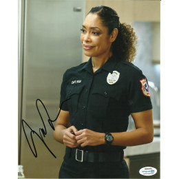 GINA TORRES SIGNED 911 LONE STAR 10X8 PHOTO (1) ALSO ACOA CERTIFIED