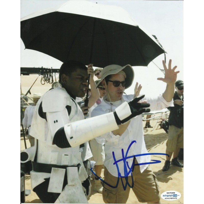 JJ ABRAMS SIGNED 8X10 STAR WARS PHOTO (1) ALSO ACOA CERTIFIED
