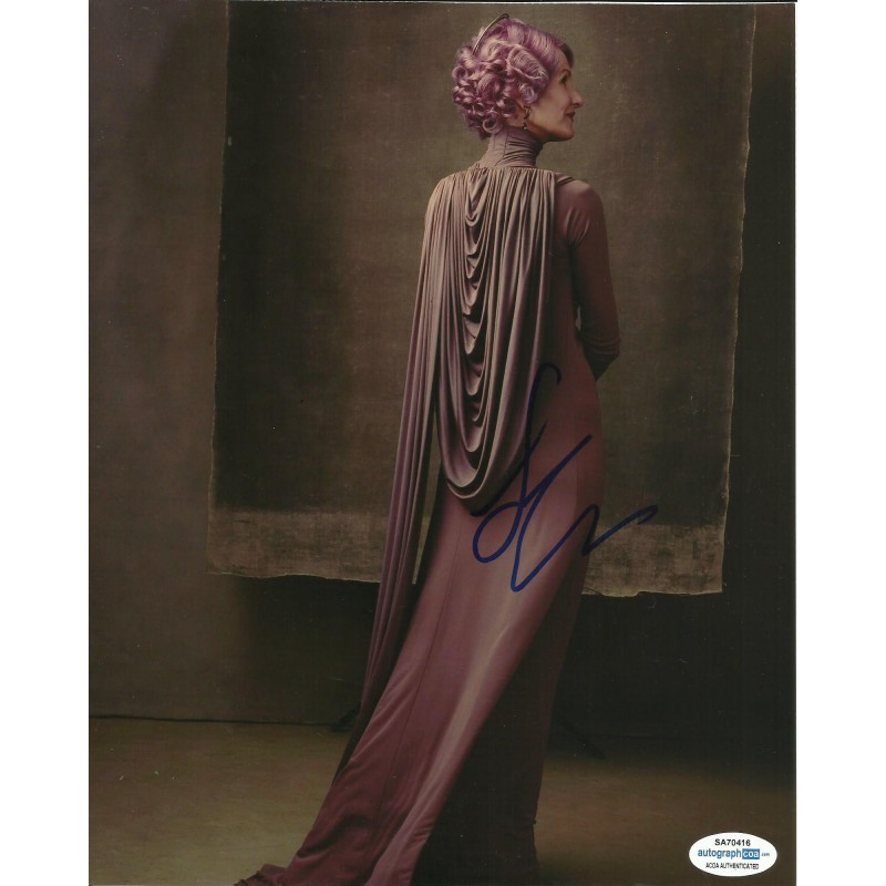 LAURA DERN SIGNED STAR WARS 8X10 PHOTO (3) ALSO ACOA CERTIFIED